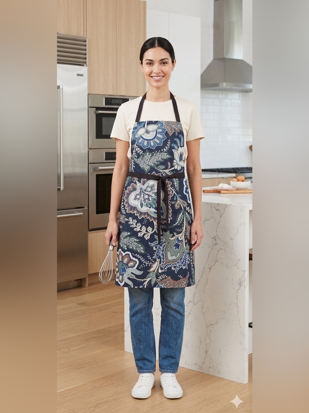 NWT Vera Bradley Floral Apron One Size Kitchen Cooking Gardening BBQ